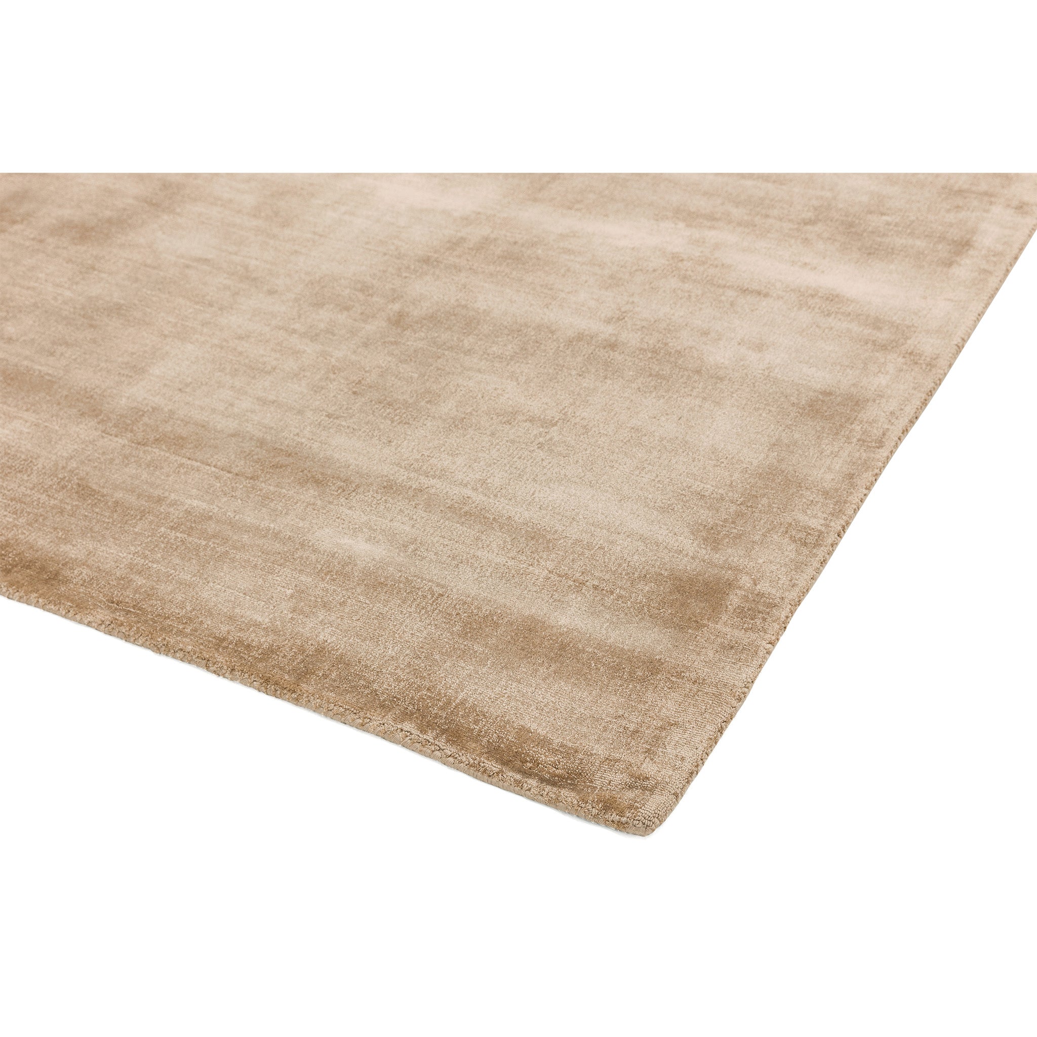 Hand Woven Viscose Rug in Champagne